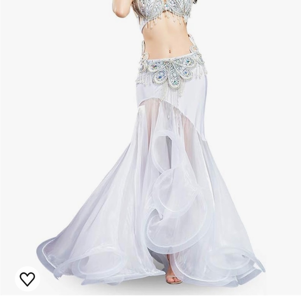 White belly dance
